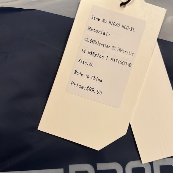 Dronison Mens sweater size XL NWT - Picture 4 of 4